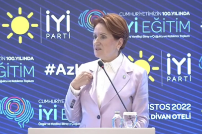 Akşener 'İYİ Eğitim'i anlattı... "Değişmedik hiç bir şey kalmadı"