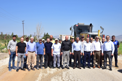 Manisa Salihli'deki yol çalışmaları sürüyor