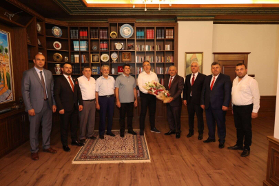 Ahilik Kutlama Heyeti'nden Savran'a ziyaret