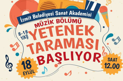 İzmit 'sanatsal' yeteneklileri arıyor