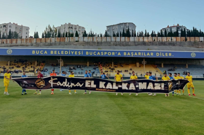 Bucaspor 1928'den kadına şiddete tepki