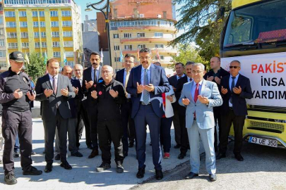 Kütahya'dan Pakistan'a ikinci yardım