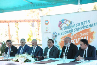 Kayseri Kocasinan'da Flyboard heyecanı