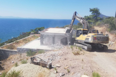 Muğla Milas'ta kaçak yapıyla mücadele sürüyor