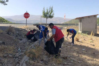 Bingöl Solhan'da çevre temizliği