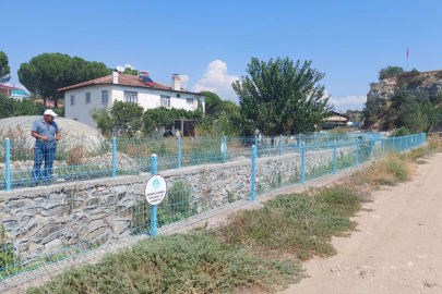 Manisa Demirci'de panel çit montajı