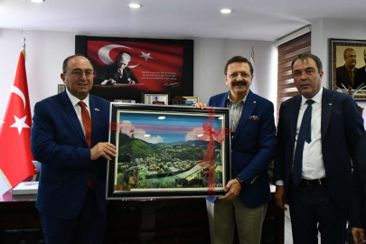 Hisarcıklıoğlu'ndan Başkan Elçin’e ziyaret