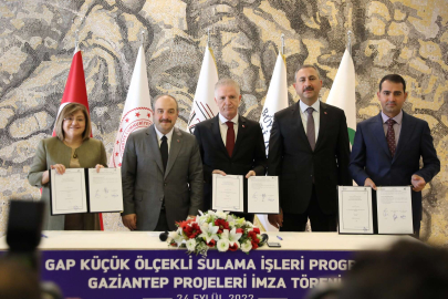 Gaziantep'e dev sulama yatırımı