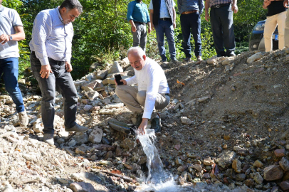 Trabzon'da 100 yıllık su sorunu tarih olacak
