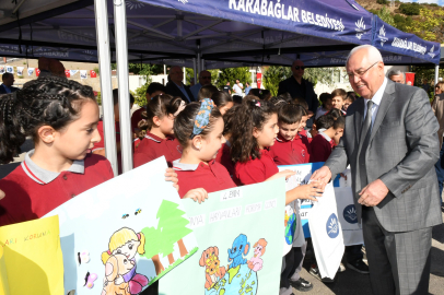 İzmir Karabağlar'da çocuklar örnek tesisi gezdi