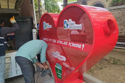 Kocaeli İzmit'te geri dönüşüm kafesleri yaygınlaştırılıyor