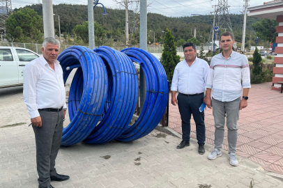 Manisa'dan tarımsal sulamaya boru desteği