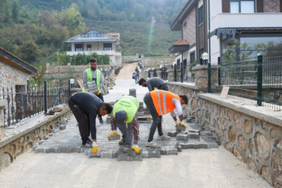 Bursa İnegöl'ün 12 kırsalında 40 bin metrekare parke taş uygulanacak