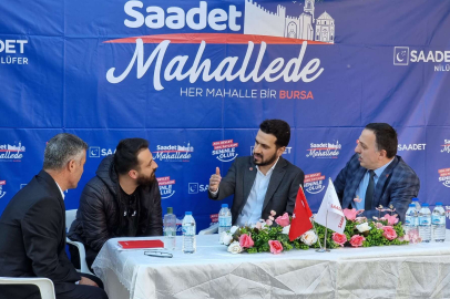 Bursa Nilüfer'de 'Saadet' Çalı sakinlerini dinledi