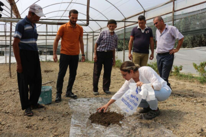 Çiftçilere bir destek de toprağa