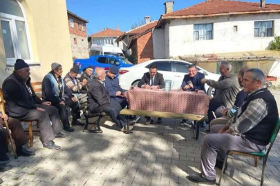 Bursa Keles'te Kaymakam Beyazıt'tan mahalle ziyareti