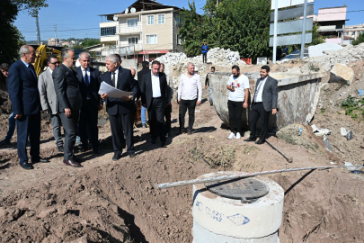 Bursa Ovaakça'da taşkın riskine karşı önlem