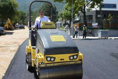 Bursa Yıldırım'da 10 ayda 32 bin ton asfalt