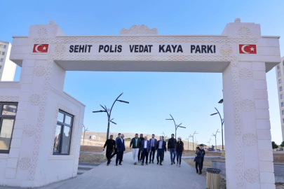 Mardin'de ‘Şehit Vedat Kaya Parkı’ şekillendi