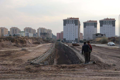 Nevşehir'de dere ıslah çalışmaları sona eriyor