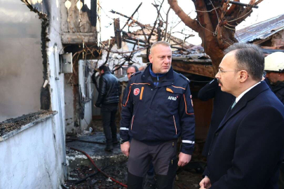 Bilecik Valisi Kızılkaya'dan yangın bölgesine inceleme