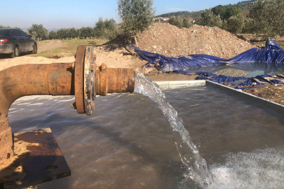 Manisa Akhisar'da 'verimli su'yun sonucu bekleniyor