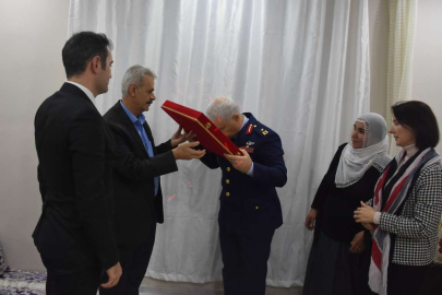 Sason’lu şehidin 'Şehadet Belgesi' ailesinde