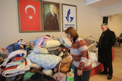 İzmir Güzelbahçe'nin kalbi depremzedelerle