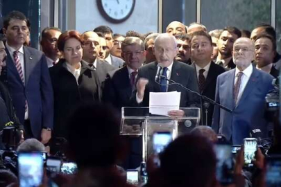 Aday resmen Kılıçdaroğlu