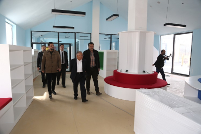 Kayseri'de Çocuk Kütüphanesi ve Müzik Okulu inşaatı tam gaz