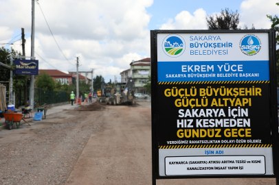 Sakarya'da 50 bin metrelik hat çalışması sürüyor