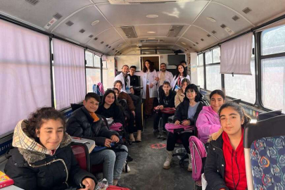 Mobil ders atölyeleri Hatay'da