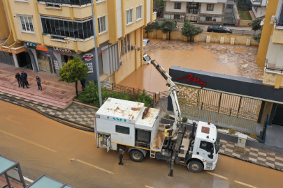 Antep'te kuvvetli yağış nöbeti