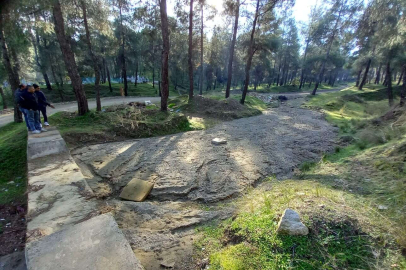 Manisa'da dere yatağında akış sağlandı