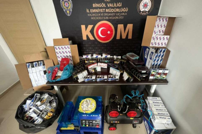 Bingöl’de kaçak tütün ele geçirildi