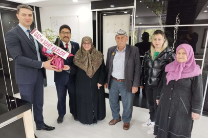 Manisa'da şehit aileleri ve gazilerden Kaymakam Acar'a ziyaret