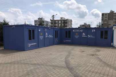 İzmit'in eğitim konteynerleri Adıyaman'a ulaştı