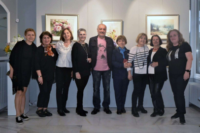 Saim Altuncu Atölyesi sulu boya sergisi açıldı