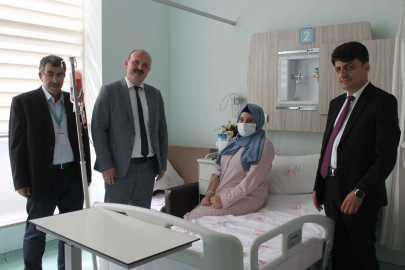 Kasıktan anjiyo yöntemi ile şifa buldu