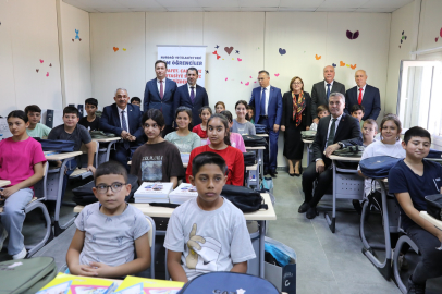 Afet bölgesi Nurdağı'nda ilk ders