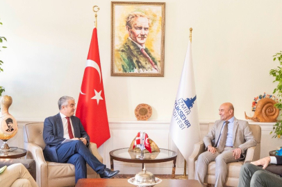 Danimarka Büyükelçisi’nden Başkan Soyer’e ziyaret