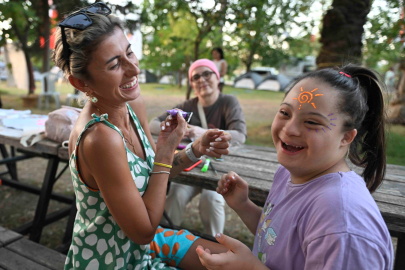 Muratpaşa'da engelsiz çocuklar Zeytinpark'ta kampta