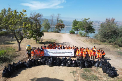 Bursa İnegöl'den 'çöp' mesajlı farkındalık