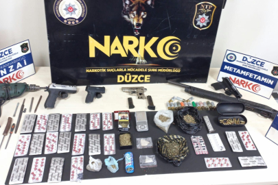 Düzce’de 8 ayrı adrese eş zamanlı NARKO operasyon