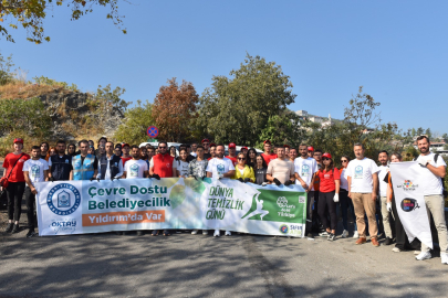 Bursa Yıldırım'da 1 ton atık toplandı