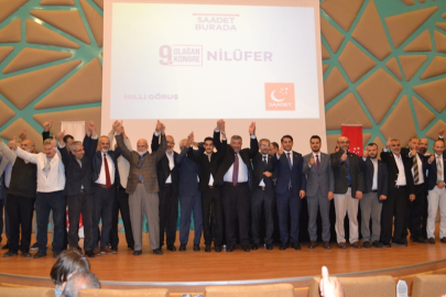 Saadet'te Bursa Nilüfer'de bayrak değişimi