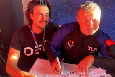 Türkiye'nin ilk uzay yolcusundan Dokuz Eylül'e selam