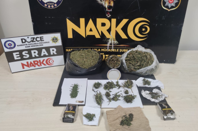 Düzce'de uyuşturucu operasyonu