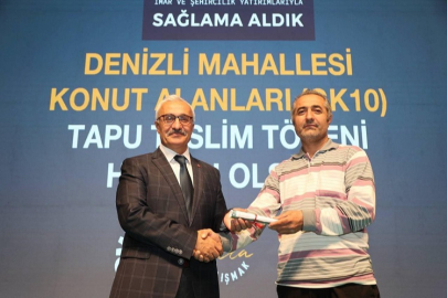 Kocaeli Gebze'de bin 683 kişi tapularına kavuştu