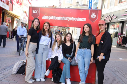 Bursa İnegöl'de Cumhuriyet ölümsüzleştirildi